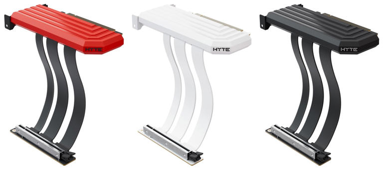 颜值性能双在线!HYTE PCIe 5.0转接卡登场:六色潮搭+4年质保,显卡竖装无瓶颈